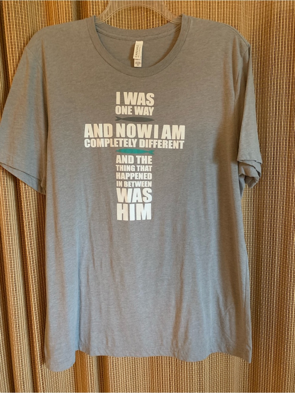 The Chosen Men’s Light Gray Graphic Tee - 'Completely Different'